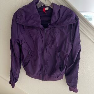 H&M Purple Windbreaker Jacket Size 6